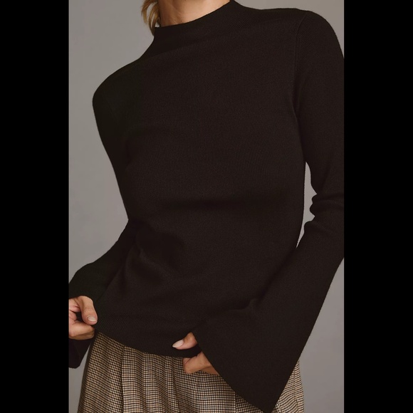 NWT Anthropologie The Arlowe Bell-Sleeve Sweater by Maeve - Picture 3 of 11